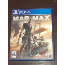 Mad Max Ps4 Disco