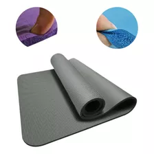 Tapete De Yoga Mat Grosso 8mm Pilates Nbr Impermeavel Bolsa