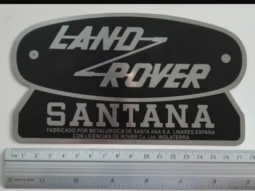 Land Rover Defender Santana Emblema Frontal Plaqueta  Foto 2