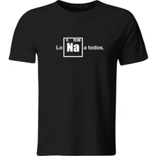 Playera Color Lk200. Frase Los Odio A Todos. Química Sodio