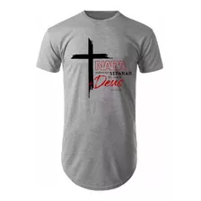 Camisas Longline Camiseta Evangelica Gospel Frases Cristã