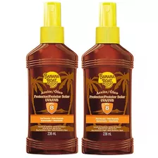 2un Banana Boat Óleo Protetor Bronzeador Spray Fps 8 236ml