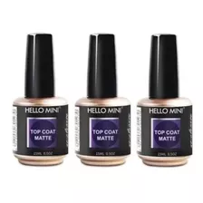 Top Coat Matte Semipermanente/hello Mini (precio Unitario)