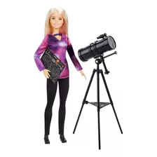 Muñeca Astrofísica Barbie Blonde Telescope Star
