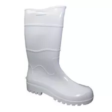 Bota Pvc Branca Borracha Cano Longo Workflex Cozinha Galocha