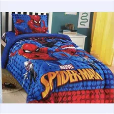 Funda Y Cobertor Abrigado De Invierno Spaiderman 1 Plza