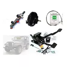 Kit Pedaleira Suspensa Freio/ Embreagem Jeep Willys Cj5/ Cj6