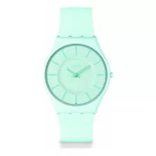 Reloj Swatch Turquoise Lightly De Silicona Ss08g107 Ss Color De La Malla Turquesa Color Del Bisel Turquesa Color Del Fondo Turquesa