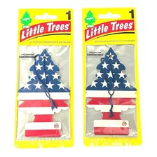 2 Little Trees Cheirinho Carro Original Vanilla Eua Kit Usa