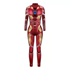 Halloween Spiderman Iron Man 3d Impreso Cosplay Mono Mujer