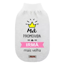 Roupa Pet Cachorro Promovido Irmão Irmã Personalizada 