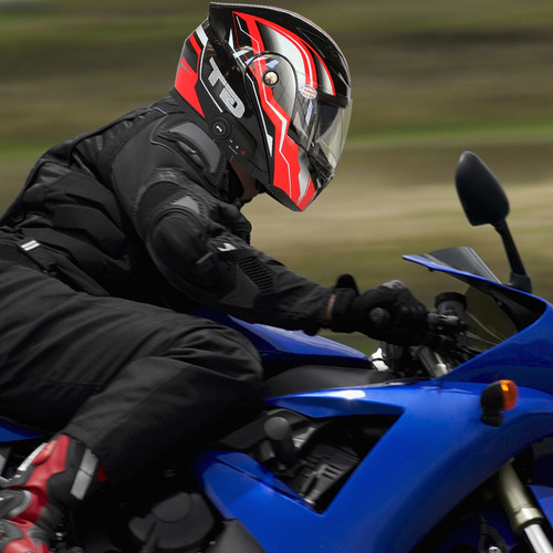 Casco Abatibles Certificado Para Motocicleta Con Bluetooth Foto 3