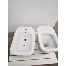 Inodoro Y Bidet Báltico Blanco Mate Y Hueso Mate.nuevos.