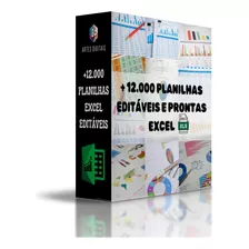 Pack Excel +12.000 Planilhas Excel Prontas E 100% Editáveis