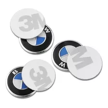 Set 4 Emblemas Logo Bmw Llave Carcaza 11mm Adhesivo