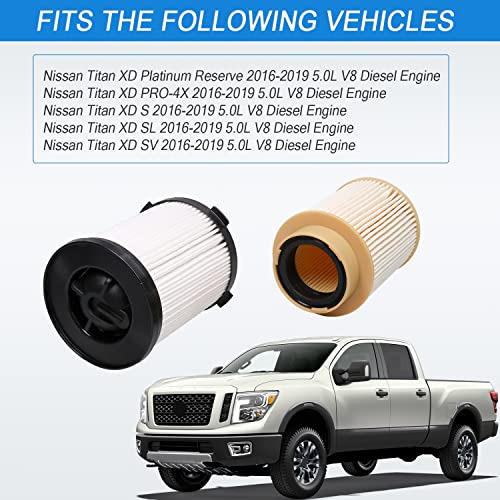 Filtro Combustible Nissan Titan Xd 2016-2019, V8 Diesel Foto 3