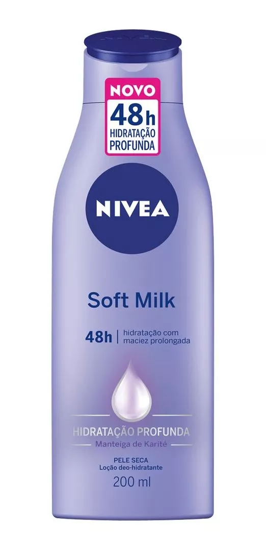 Loção Deo-desodorante Hidratante Soft Milk 200ml Nivea