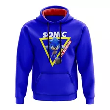 Sudadera Hoodie Casual Con Capucha Sonic 2020 Sublimada