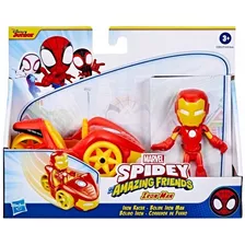 Figura Spidey And Friends - Auto Iron Man / Diverti