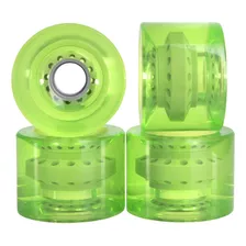 Juego De Ruedas De Skate Cal 7 Cruiser, 60 Mm, 83 A, Verde T