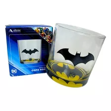 Copo De Vidro Batman - 305ml - Fundo Desenhado