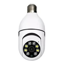 Camera Ip Segurança Lampada Yoosee Panoramica Wifi1080 Espia Cor Branco