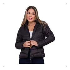 Casaco Bobojaco Jaqueta Puffer Feminina Corta Vento Nylon