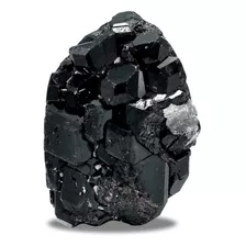 Granate Negro Cristal En Bruto 24-30mm - 1 Pieza