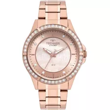 Relogio Technos Feminino Grande Strass St.moritz 2036mpw1j