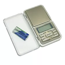 Mini Balança Digital De Bolso E Alta Precisão 0,1g Até 500g Capacidade Máxima 0.5 Kg Cor Prateado