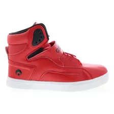 Tenis Osiris Rize Ultra High-top Shoes Red Black White M