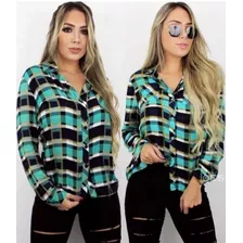 Camisa Blusa Xadrez Feminina Festa Junina Modinha 2020