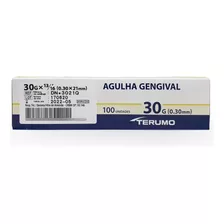 Agulha Gengival Terumo Curta 30g (0,30x21mm) C/100