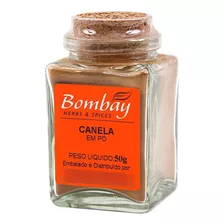 Canela Em Pó 50g (vidro) Bombay Herbs & Spices