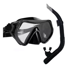  Kit Conjunto Máscara Snorkel Mergulho + Respirador Ref:m-11