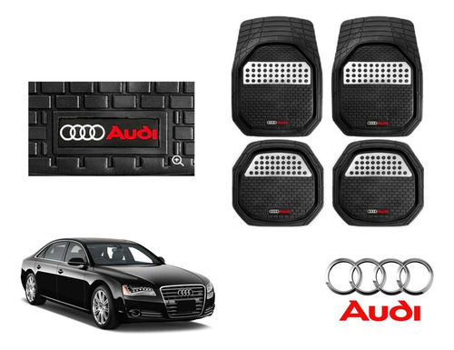 Tapetes 3d Logo Audi + Cubre Volante A8 2011 A 2016 2017 Foto 2