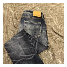 Calça Jeans American Eagle Next Flex 48 Skinny Preta Usada