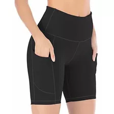 Pantalones Cortos De Entrenamiento De Mujer Con Bolsillos