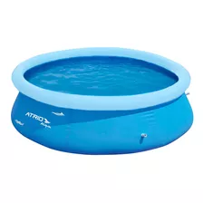 Piscina Inflável Redondo Atrio Es304 2500l Azul Caixa