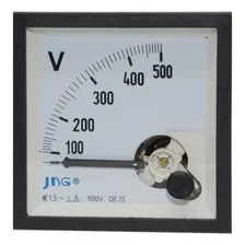 Voltímetro Analógico 500v 72x72mm Cp-t72 Jng