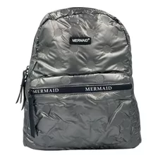 Mochila Bolso Brillante Impermeable Moda Mermaid Dama 34x30