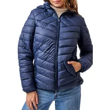 Campera Mujer Nueva Inflada Importada Con Capucha Abrigada