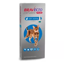 Bravecto Plus Gatos 2,8 A 6,25 Kg Inter/exter