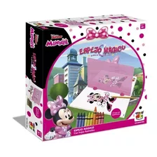 Set Colorear Espejo Magico Minnie Original 