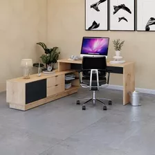 Mesa Para Escritório Em L Executiva 170x180cm Com Cf