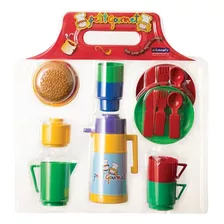 Set Juego Cafe Con Comida Termo Tazas Petit Gourmet Juguete