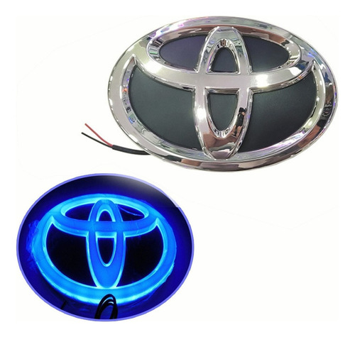 Foto de Emblema Parrilla Iluminado Para Vehculos 4d Toyota Emblem