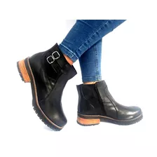 Sam123 Botas Cortas Talles Grandes Cuero Mujer Adele