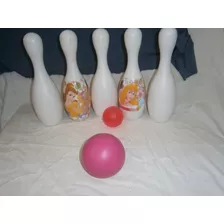 Juego De Bowling Infantil De Plastico