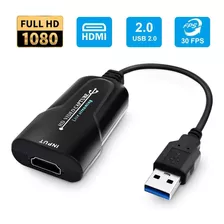 Hdmi 1080p 60fps Tarjeta De Captura De Audio Y Vídeo